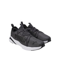 Puma Mens Softride Rift Runlyn Slipon Dark Coal-Black Running Shoe - 10 UK (31076603)