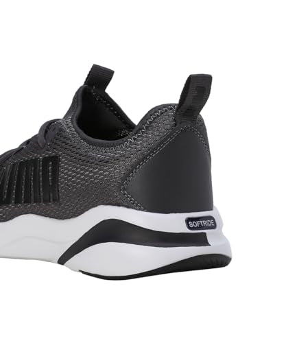 Puma Mens Softride Rift Runlyn Slipon Dark Coal-Black Running Shoe - 10 UK (31076603)