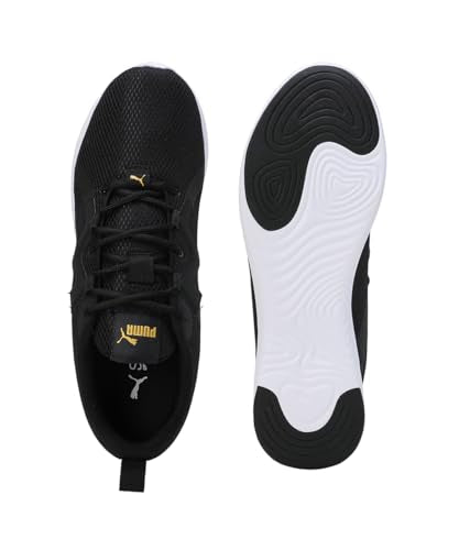 Puma Men, Softride Victoride, Black-Yellow Sizzle, Sneaker, 9UK, (31076803)