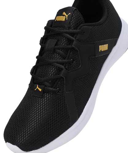 Puma Men, Softride Victoride, Black-Yellow Sizzle, Sneaker, 9UK, (31076803)