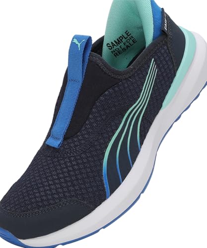 Puma Unisex-Kid Kruz Profoam SLIPTECH Jr Club Navy-Hyperlink Blue Sneaker - 3 UK (39763302)