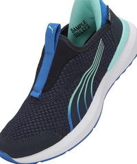 Puma Unisex-Kid Kruz Profoam SLIPTECH Jr Club Navy-Hyperlink Blue Sneaker - 3 UK (39763302)