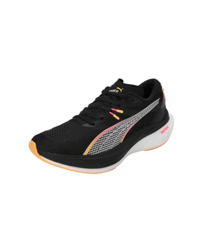 Puma Mens Deviate Nitro 3 Black-Sun Stream Running Shoe - 9 UK (30970702)
