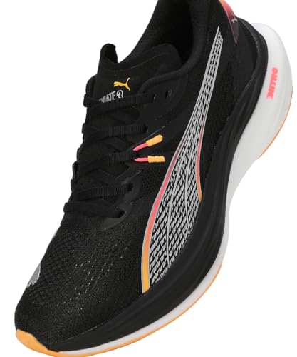 Puma Mens Deviate Nitro 3 Black-Sun Stream Running Shoe - 9 UK (30970702)