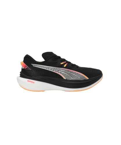 Puma Mens Deviate Nitro 3 Black-Sun Stream Running Shoe - 9 UK (30970702)