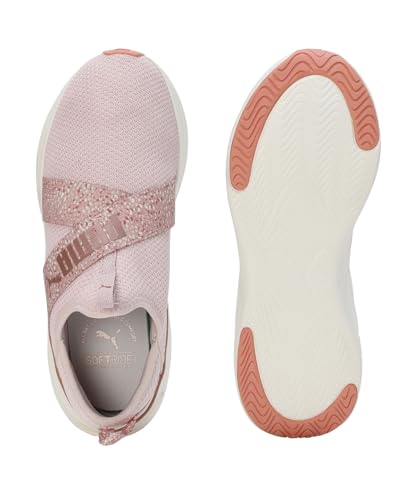 Puma Womens Softride Harmony Slip Leo Mauve Mist-Warm White-Rose Gold Running Shoe - 6 UK (31013002)
