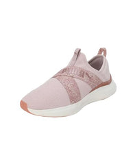 Puma Womens Softride Harmony Slip Leo Mauve Mist-Warm White-Rose Gold Running Shoe - 6 UK (31013002)
