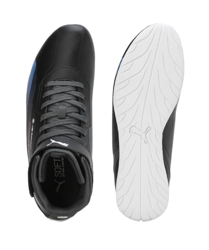 Puma Unisex-Adult BMW MMS Neo Cat Mid 2.0 Black-Shadow Gray Sneaker - 8 UK (30837001)
