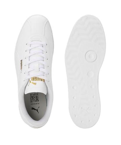 Puma Unisex-Adult Club II SL White-Gold Sneaker - 7 UK (39744502)