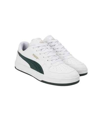 Puma Unisex-Adult Caven 2.0 White-Dark Myrtle-Gold Sneaker - 6 UK (39229035)
