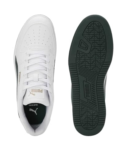 Puma Unisex-Adult Caven 2.0 White-Dark Myrtle-Gold Sneaker - 6 UK (39229035)