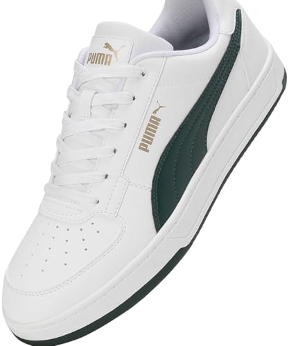 Puma Unisex-Adult Caven 2.0 White-Dark Myrtle-Gold Sneaker - 6 UK (39229035)