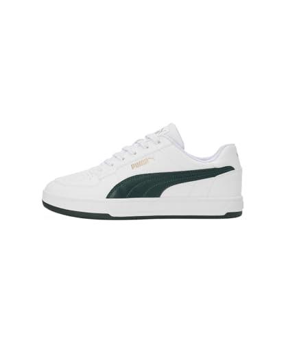 Puma Unisex-Adult Caven 2.0 White-Dark Myrtle-Gold Sneaker - 6 UK (39229035)