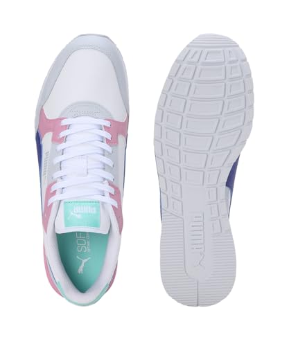 Puma Unisex-Adult ST Runner v4 L White-Lapis Lazuli-Silver Mist-Mauved Out-Mint Sneaker - 7 UK (39906806)