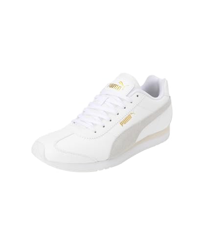 Puma Unisex-Adult Turin 3 Golazo White-Gold-Alpine Snow Sneaker - 11 UK (39749301)