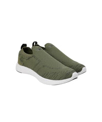Puma Mens Softride Hellas Black-Olive Green Running Shoe - 9 UK (31065001)