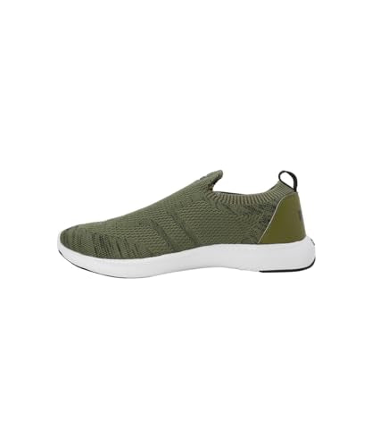 Puma Mens Softride Hellas Black-Olive Green Running Shoe - 9 UK (31065001)