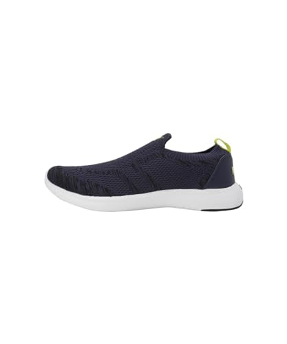 Puma Mens Softride Hellas Navy-White-Black-Lime Sheen Running Shoe - 11 UK (31065002)