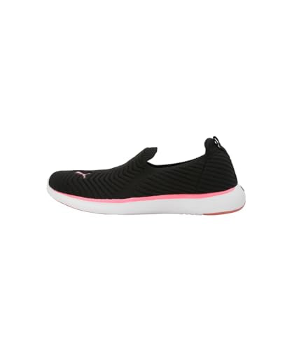 Puma Womens Softride Pegasi Knit WNS Black-Passionfruit Running Shoe - 7 UK (31065102)