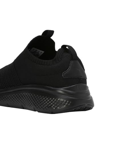 Puma Mens Softride Pro Echo Slip-On -E Black-White Running Shoe - 7 UK (31088801)