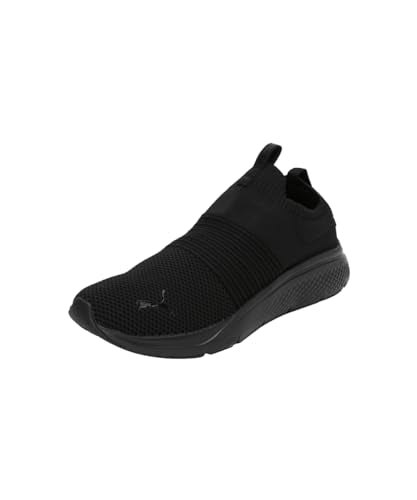 Puma Mens Softride Pro Echo Slip-On -E Black-White Running Shoe - 7 UK (31088801)