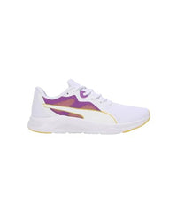 Puma Womens Seriah WNS White-Ultraviolet-Pelé Yellow Running Shoe - 6 UK (31059504)
