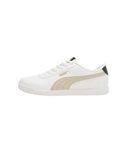 Puma Womens Propella Warm White-Putty-Matte Gold Sneaker - 3 UK (39584403)