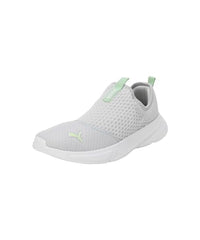 Puma Womens Melanite Slipon WNS Silver Mist/White/Spring Fern Sneaker - 5 UK (39608303)