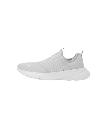 Puma Womens Melanite Slipon WNS Silver Mist/White/Spring Fern Sneaker - 5 UK (39608303)