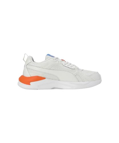 Puma Unisex-Kid X-Ray Grilion V1 JR Vapor Gray-Rickie Orange-White Sneaker - 3 UK (39713901)