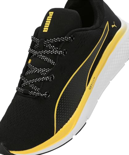 Puma Mens Softride Pro Echo BlareGravi Black-Yellow Blaze Running Shoe - 7 UK (31089001)