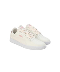 Puma Womens Shuffle Kikcsma WNS V2 White-Rose Gold-Whisper White Sneaker - 4 UK (40165502)