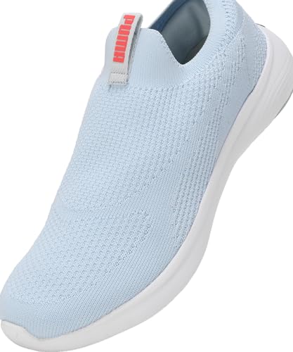 Puma Womens Softride Clean V2 WNS ICY Blue-Electric Blush Running Shoe - 6 UK (31070201)