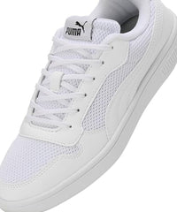 Puma Unisex-Kid Smash Comfort JR White-Black Sneaker - 3 UK (40035802)
