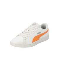Puma Womens Smashic Wmn Warm White-Clementine-Smokey Gray Sneaker - 6 UK (39511104)