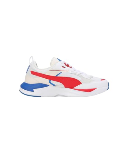 Puma Mens X-ray Prism White-Red-Team Royal Sneaker - 8 UK (39982901)