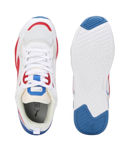 Puma Mens X-ray Prism White-Red-Team Royal Sneaker - 8 UK (39982901)