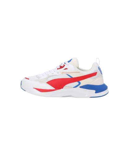 Puma Mens X-ray Prism White-Red-Team Royal Sneaker - 8 UK (39982901)