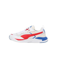 Puma Mens X-ray Prism White-Red-Team Royal Sneaker - 8 UK (39982901)