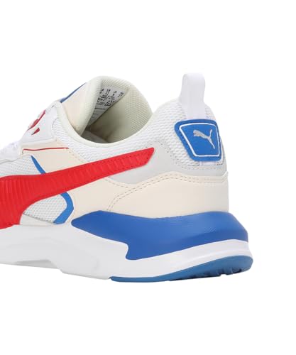 Puma Mens X-ray Prism White-Red-Team Royal Sneaker - 8 UK (39982901)