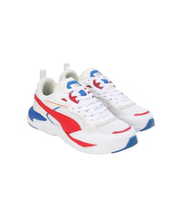 Puma Mens X-ray Prism White-Red-Team Royal Sneaker - 8 UK (39982901)