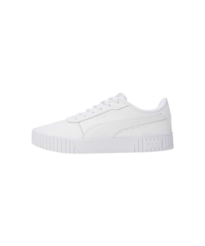 Puma Womens Carina 2.0 White-White-Silver Sneaker - 7 UK (40134501)