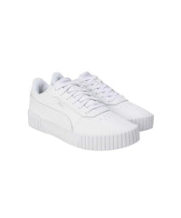 Puma Womens Carina 2.0 White-White-Silver Sneaker - 7 UK (40134501)