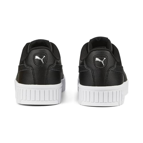 Puma Womens Carina 2.0 Black-Black-Silver Sneaker - 7 UK (40134502)