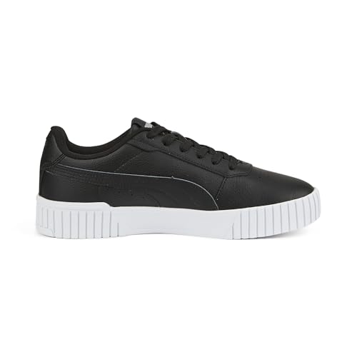 Puma Womens Carina 2.0 Black-Black-Silver Sneaker - 7 UK (40134502)