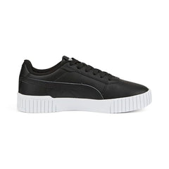 Puma Womens Carina 2.0 Black-Black-Silver Sneaker - 7 UK (40134502)