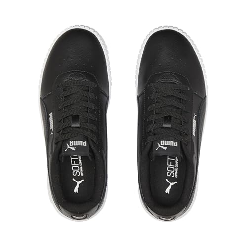 Puma Womens Carina 2.0 Black-Black-Silver Sneaker - 7 UK (40134502)