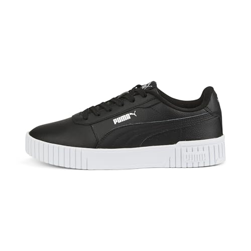 Puma Womens Carina 2.0 Black-Black-Silver Sneaker - 7 UK (40134502)