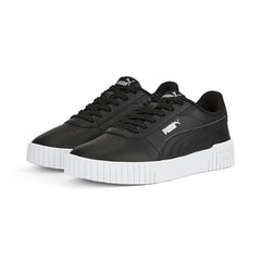 Puma Womens Carina 2.0 Black-Black-Silver Sneaker - 7 UK (40134502)