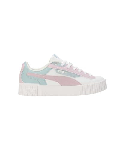 Puma Womens Carina 2.0 Zuki Turquoise Surf-Grape Mist-Warm White Sneaker - 5 UK (39983001)